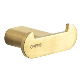 Крючок двойной Gappo G30905-23 золотой сатин